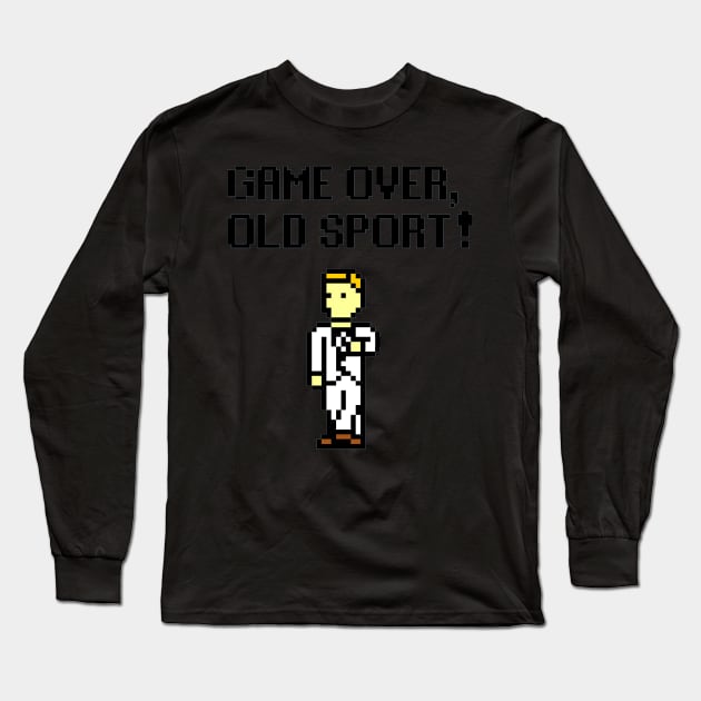 Game Over, Old Sport Long Sleeve T-Shirt by fabecco